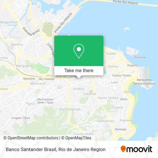 Banco Santander Brasil map