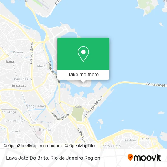 Lava Jato Do Brito map