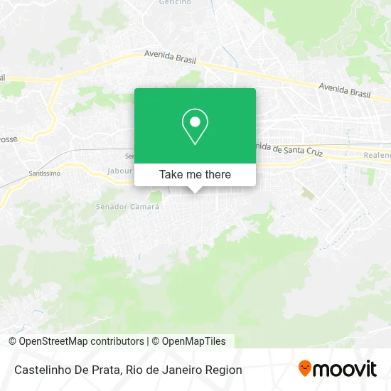 Castelinho De Prata map