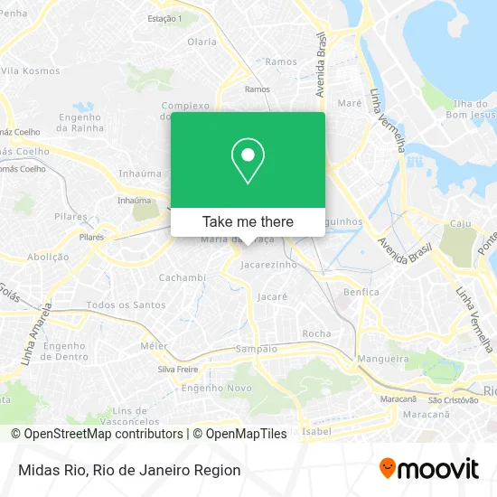 Midas Rio map