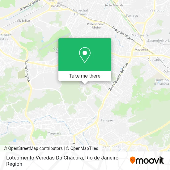 Loteamento Veredas Da Chácara map