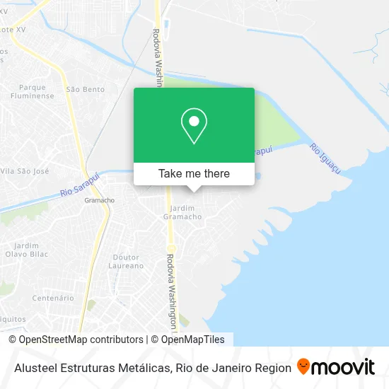Alusteel Estruturas Metálicas map