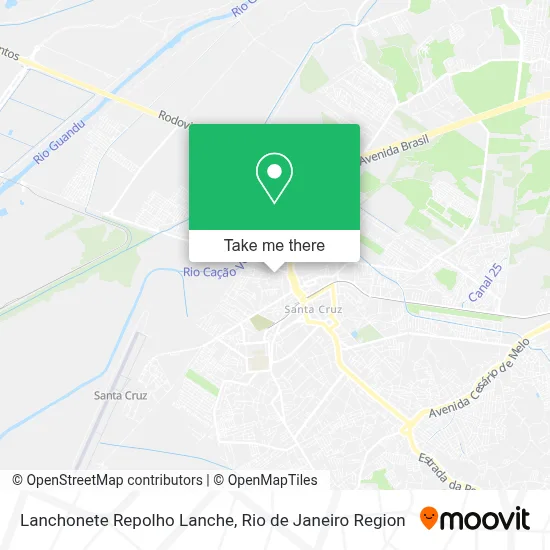 Lanchonete Repolho Lanche map
