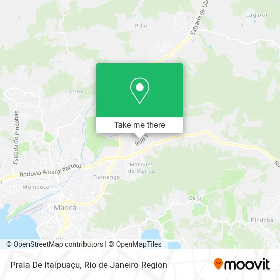 Praia De Itaipuaçu map
