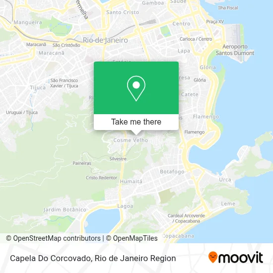 Capela Do Corcovado map