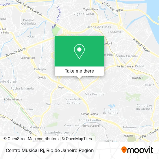 Centro Musical Rj map