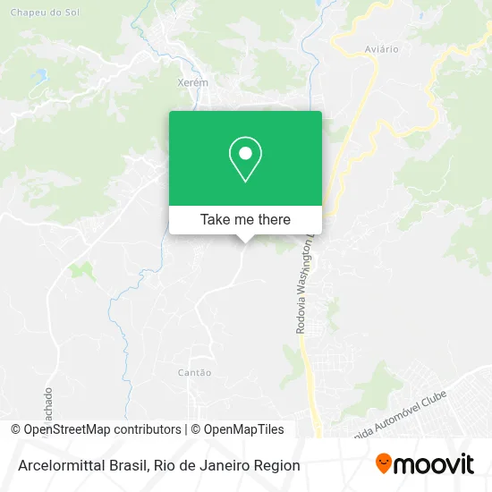 Arcelormittal Brasil map