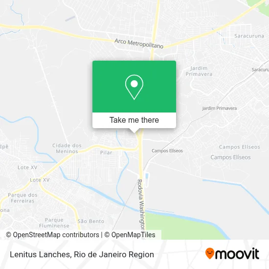 Lenitus Lanches map