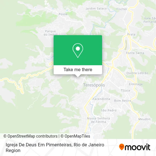 Igreja De Deus Em Pimenteiras map