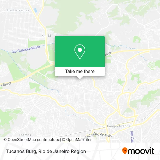 Tucanos Burg map