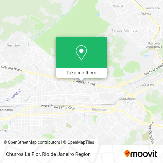 Churros La Flor map
