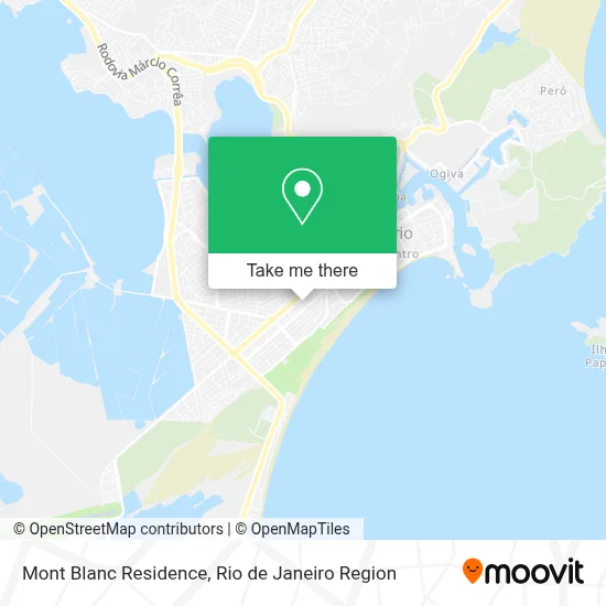 Mont Blanc Residence map