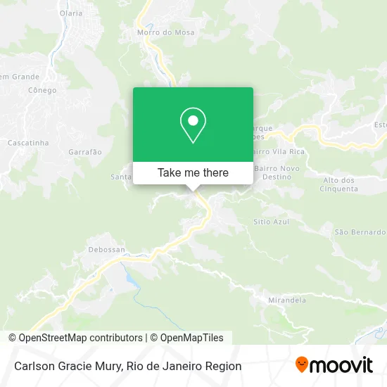 Carlson Gracie Mury map