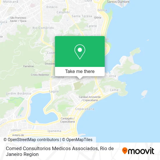 Comed Consultorios Medicos Associados map