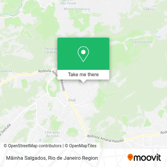 Mãinha Salgados map