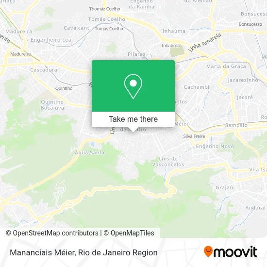 Mananciais Méier map