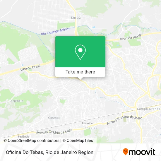 Oficina Do Tebas map