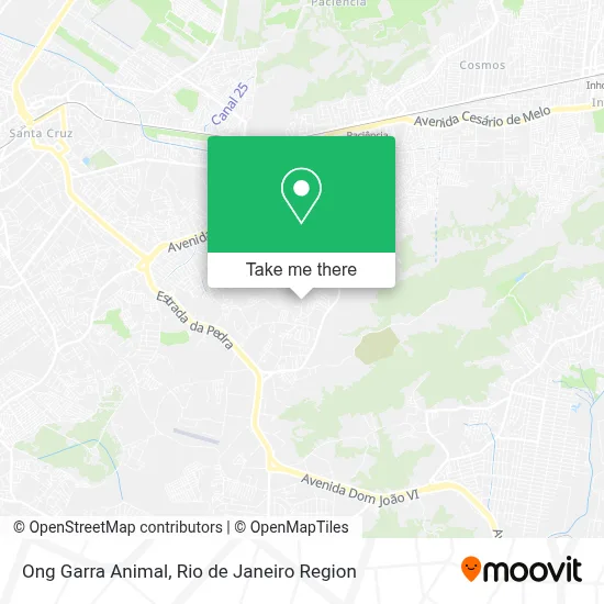 Ong Garra Animal map