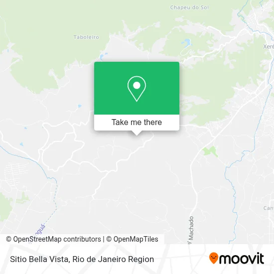 Sitio Bella Vista map