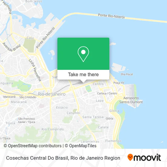 Cosechas Central Do Brasil map