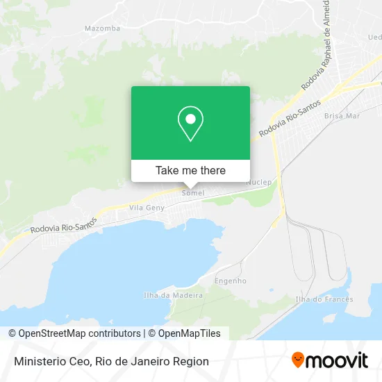 Ministerio Ceo map
