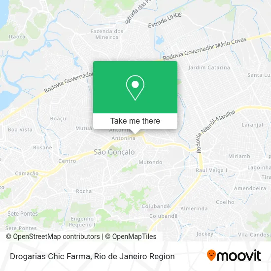 Drogarias Chic Farma map