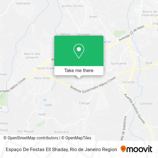 Espaço De Festas Ell Shaday map