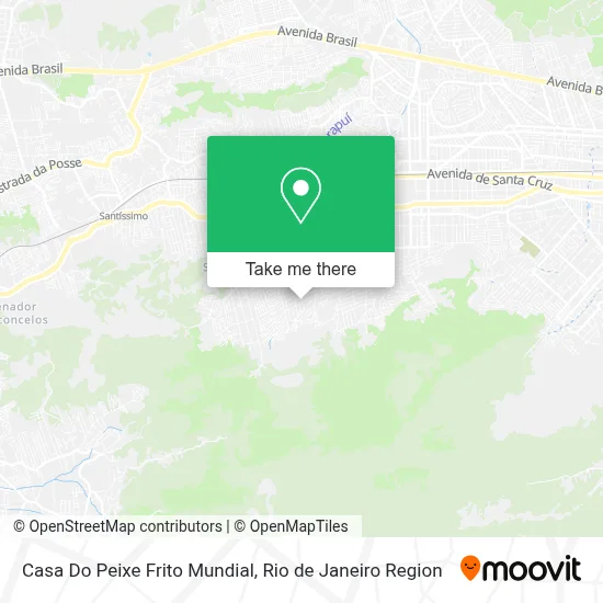 Casa Do Peixe Frito Mundial map