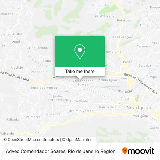 Advec Comendador Soares map