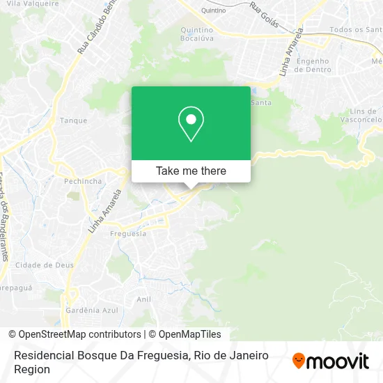 Residencial Bosque Da Freguesia map