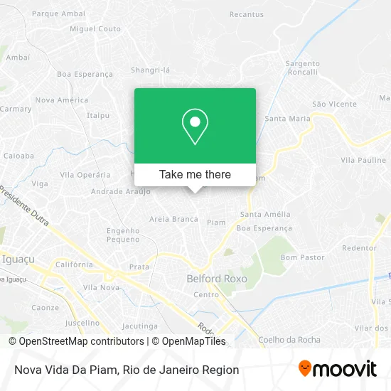 Nova Vida Da Piam map