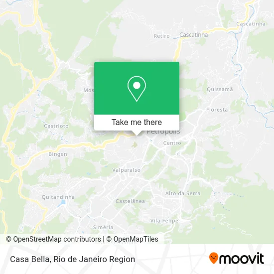 Casa Bella map
