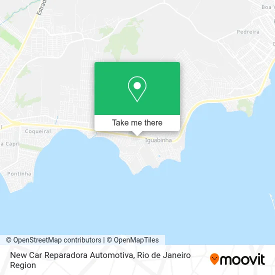 New Car Reparadora Automotiva map