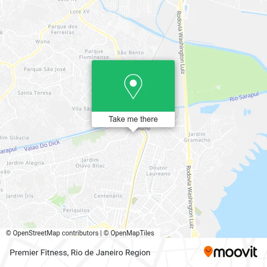Premier Fitness map