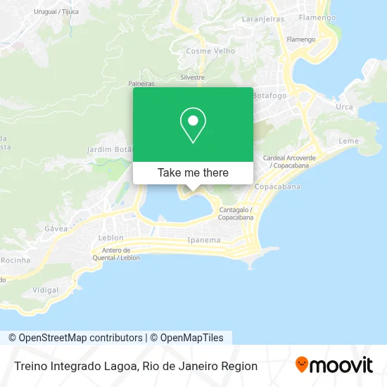 Treino Integrado Lagoa map