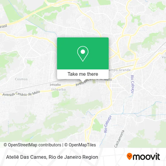 Ateliê Das Carnes map