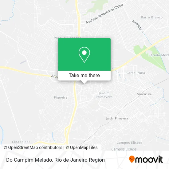 Do Campim Melado map