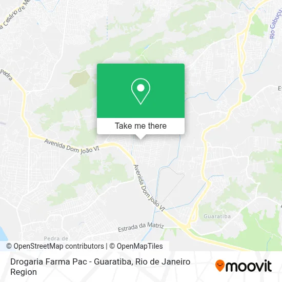 Drogaria Farma Pac - Guaratiba map