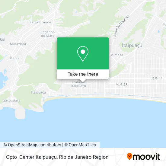 Opto_Center Itaipuaçu map