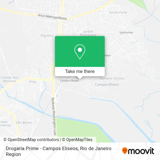 Drogaria Prime - Campos Eliseos map