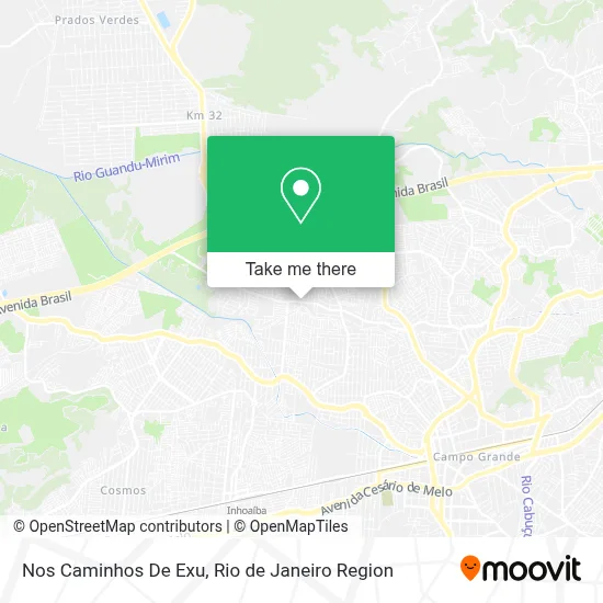 Nos Caminhos De Exu map
