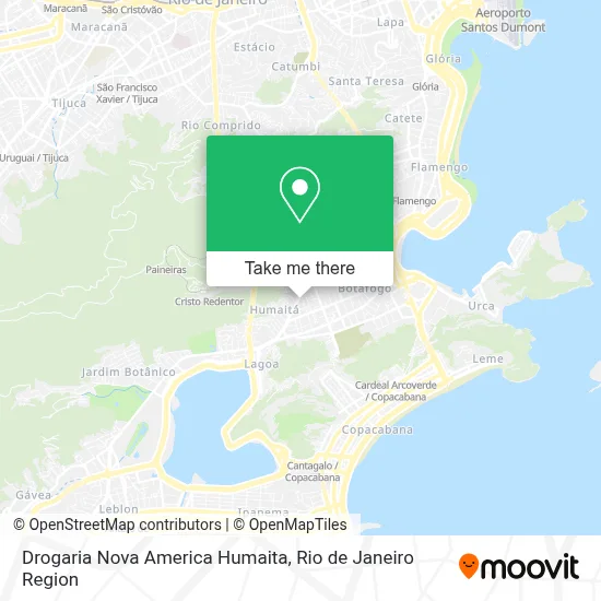 Drogaria Nova America Humaita map