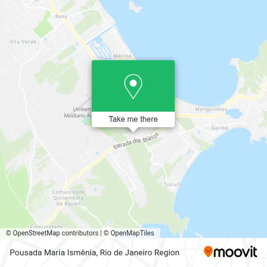 Pousada Maria Ismênia map