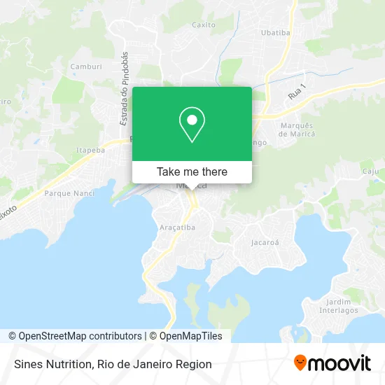 Sines Nutrition map