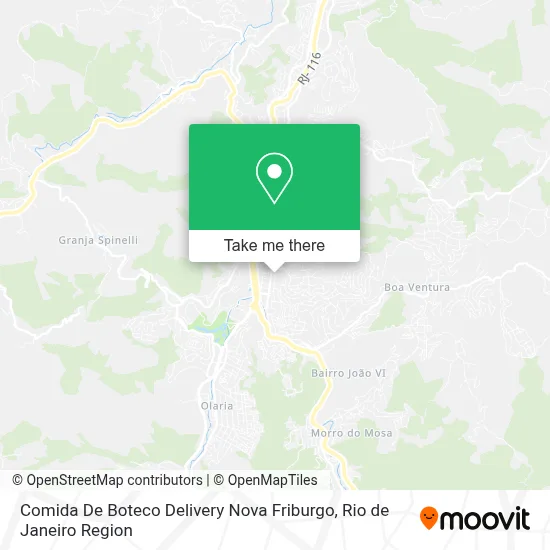 Comida De Boteco Delivery Nova Friburgo map