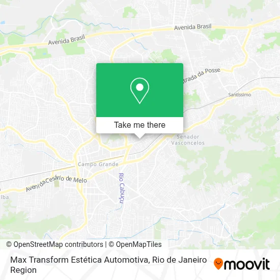 Max Transform Estética Automotiva map