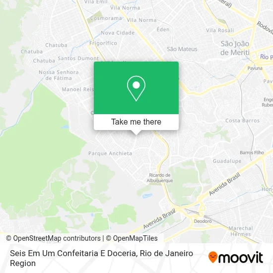 Seis Em Um Confeitaria E Doceria map