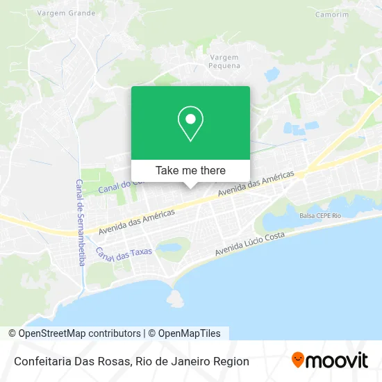 Confeitaria Das Rosas map