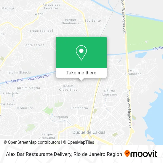 Alex Bar Restaurante Delivery map