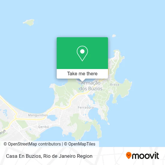 Casa En Buzios map